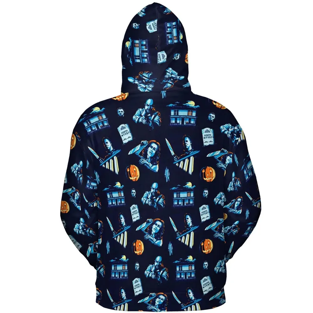 Horror Slasher Michael Myers Halloween All-over Print Hoodie - 4