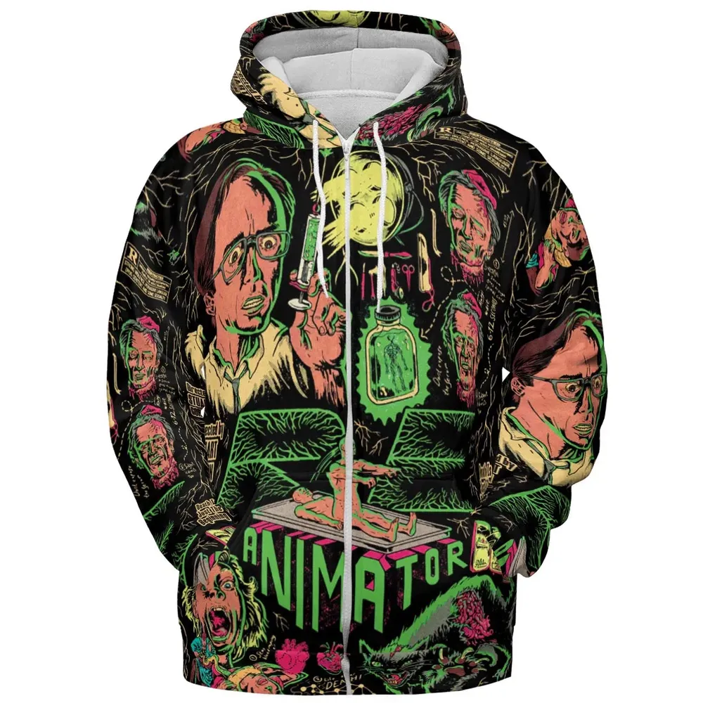 Herbert West–Reanimator All-over Print Hoodie - 3