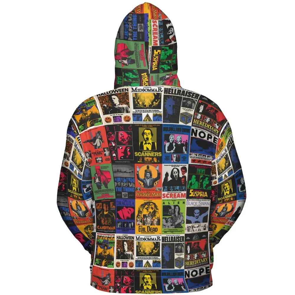 Modern Horror Movies Nope Ghostface Pinhead Pearl Leatherface Halloween All-over Print Hoodie - 4