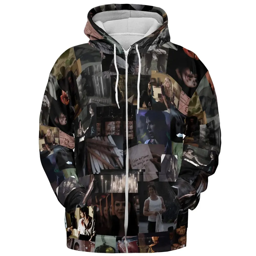 Memorable Vampire Moments The Vampire Diary All-over Print Hoodie - 3