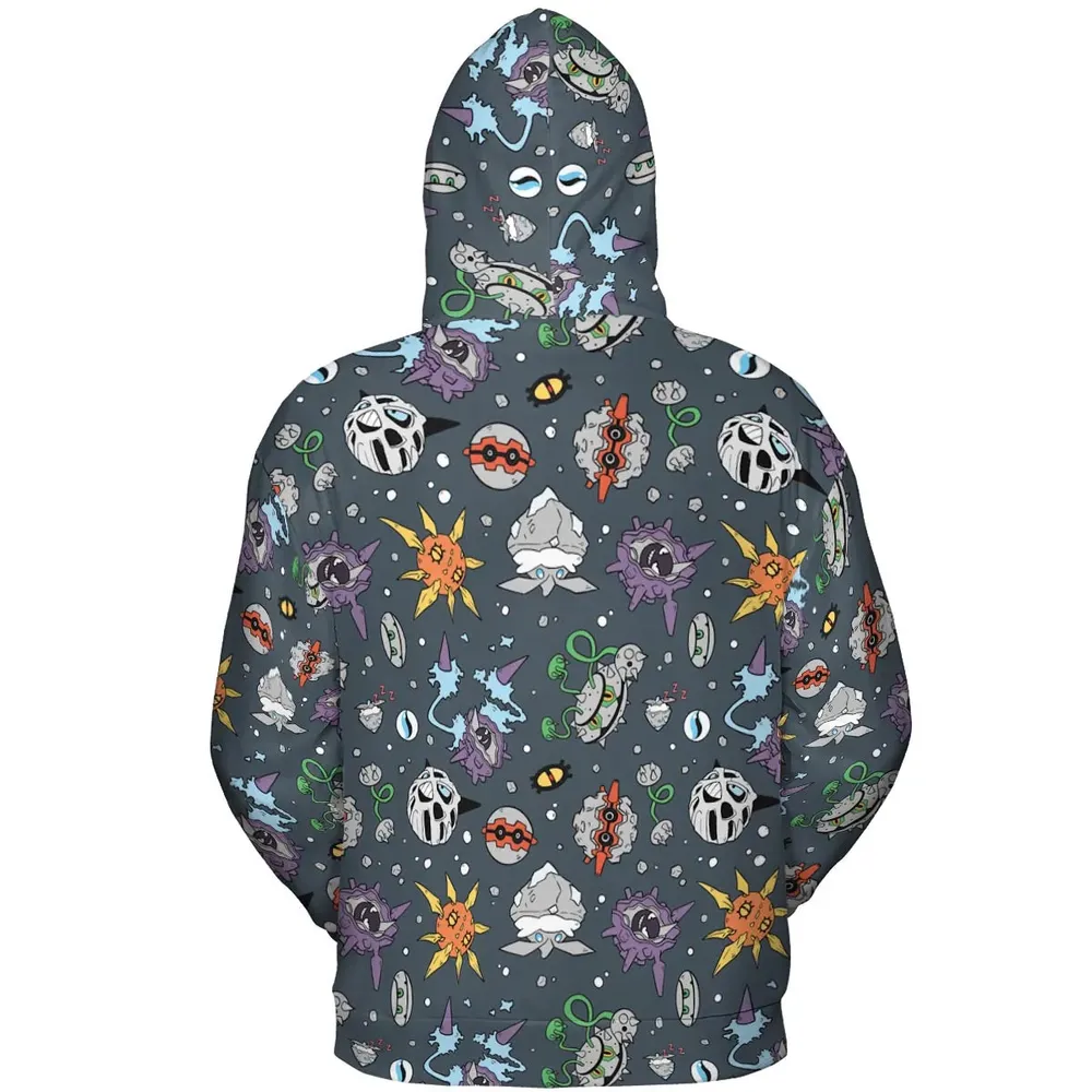 Rock Type Pokemon All-over Print Hoodie - 4