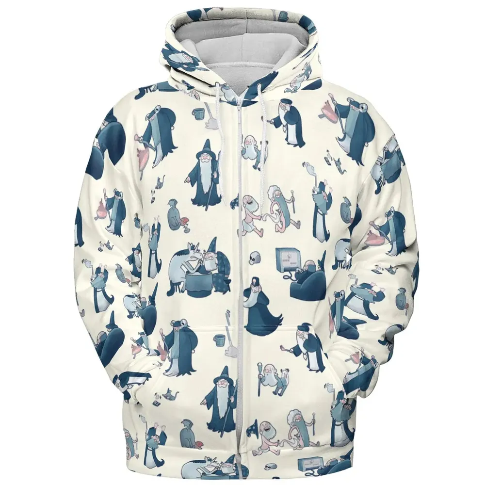 Shared Flat For Wizards All-over Print Hoodie - 3
