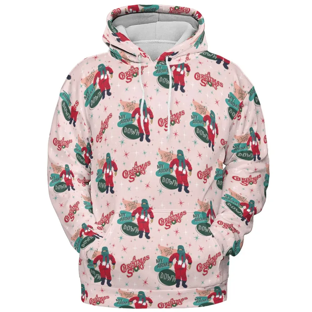 I Can't Put My Arms Down A Christmas Story All-over Print Hoodie - 2