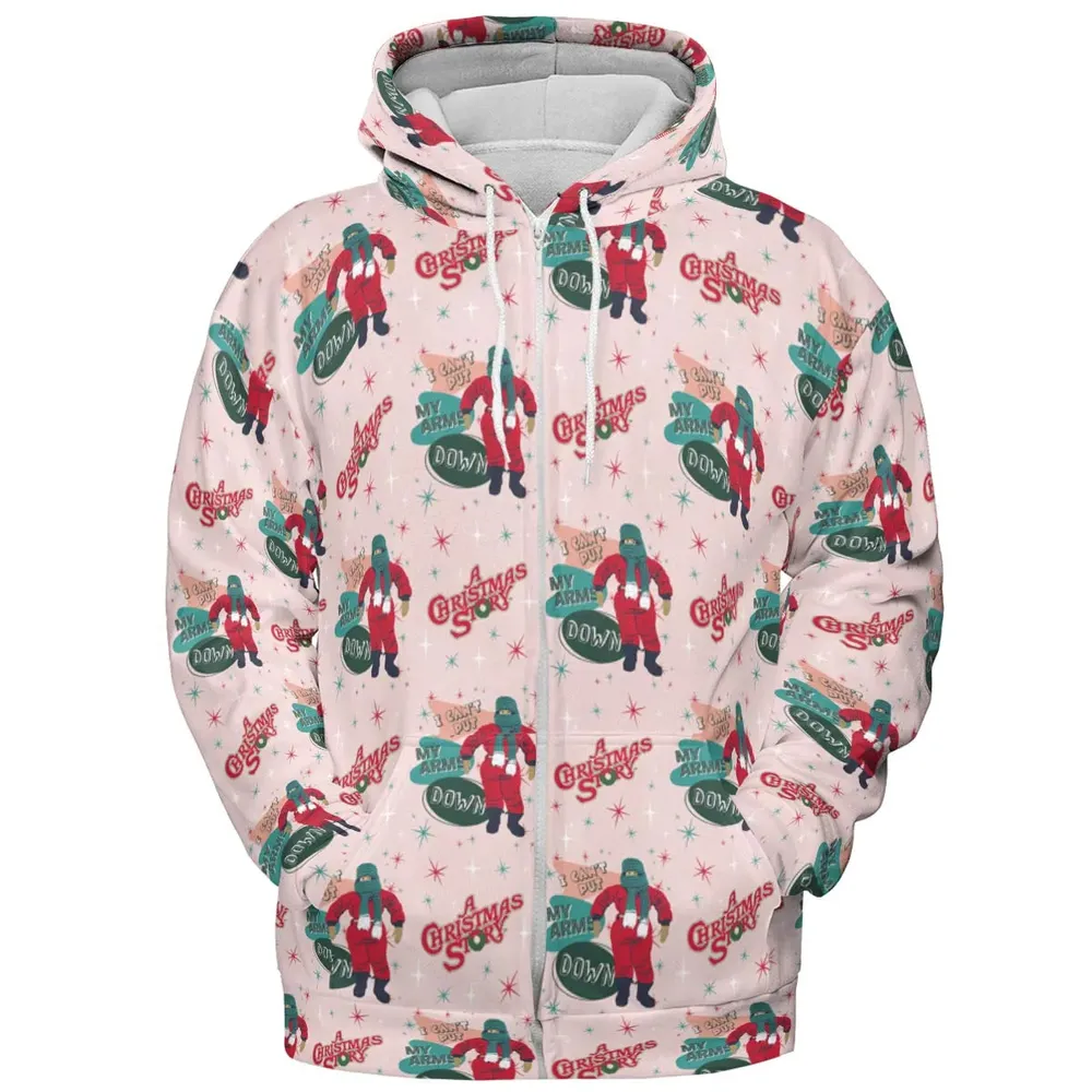 I Can't Put My Arms Down A Christmas Story All-over Print Hoodie - 3