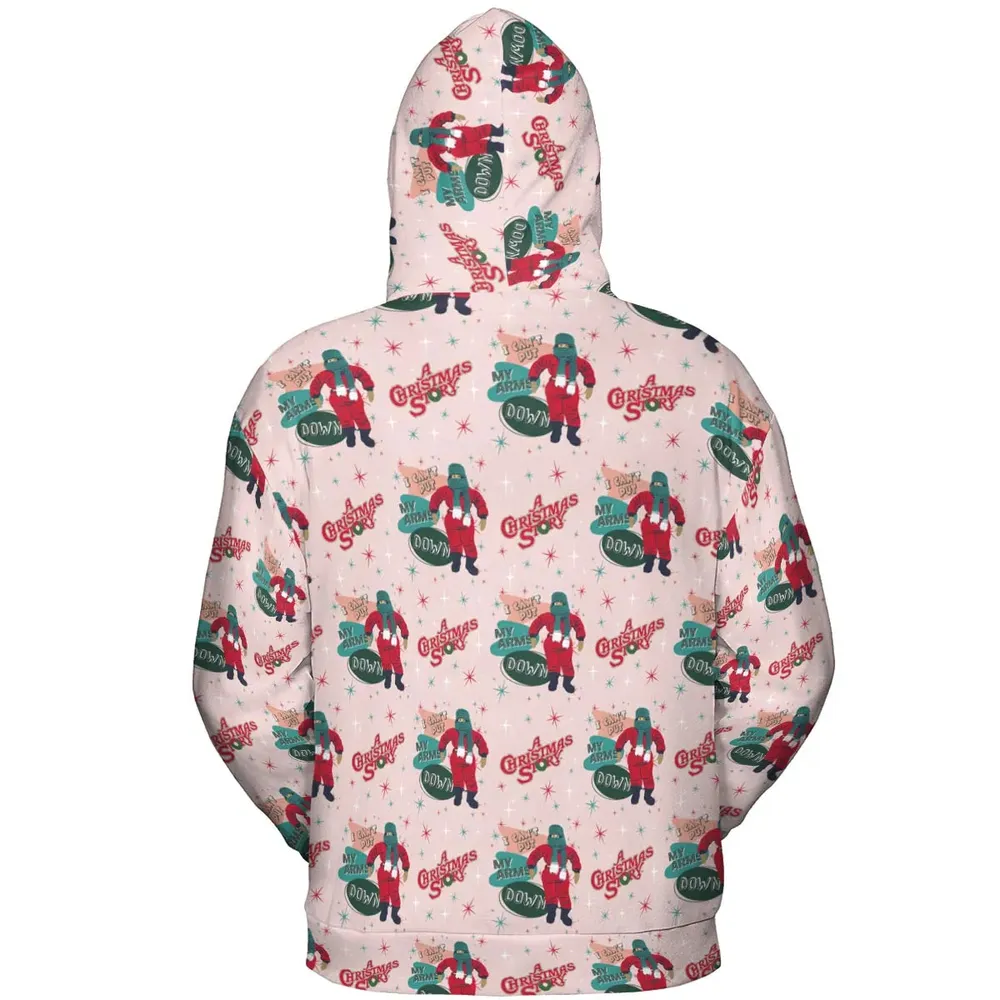 I Can't Put My Arms Down A Christmas Story All-over Print Hoodie - 4