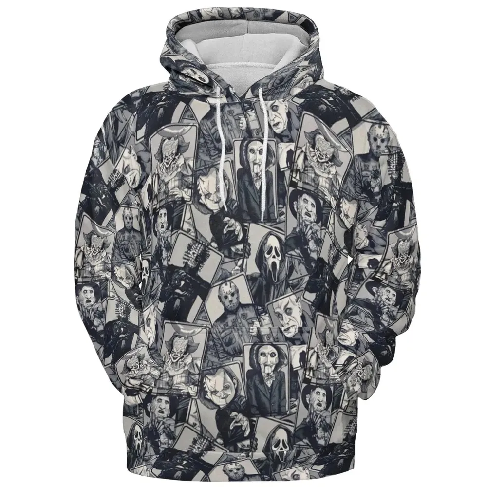 Halloween Horror Villains All-over Print Hoodie - 2