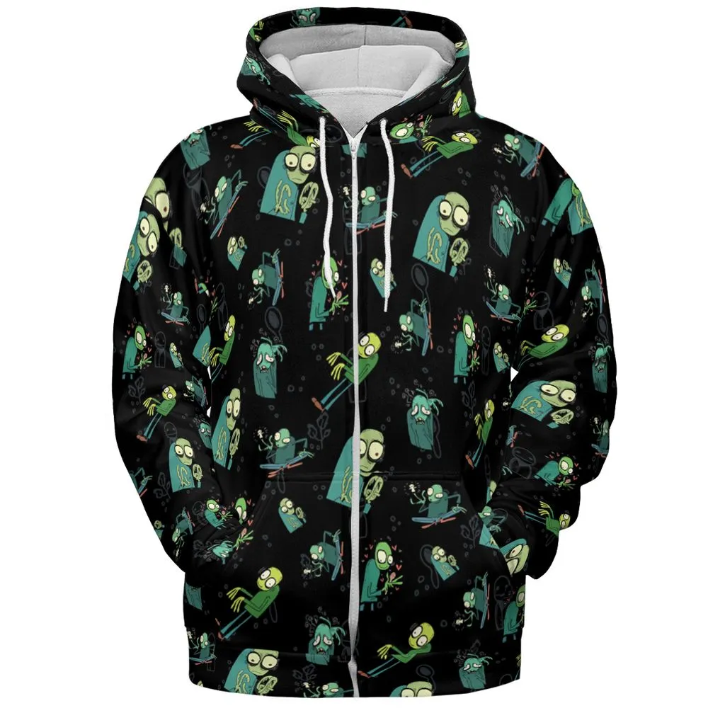 All-over Print Hoodie - ADFEJKFY -  - 3
