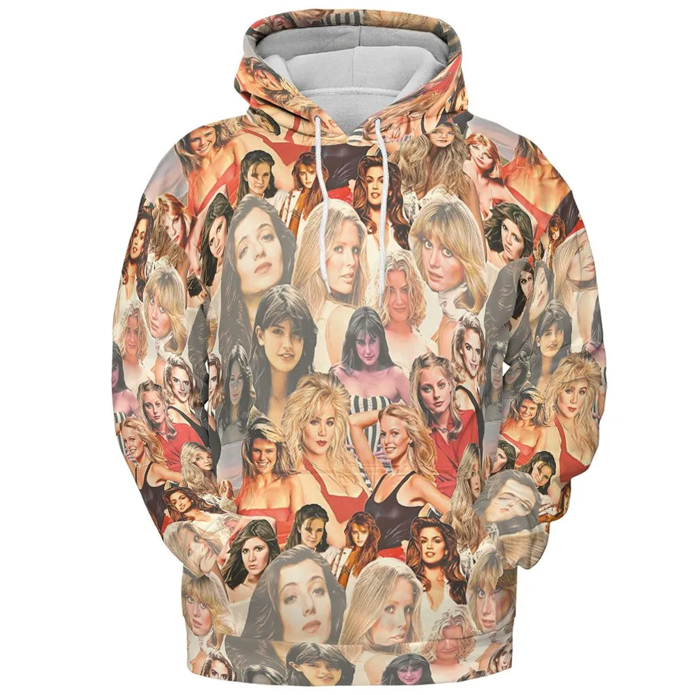 All-over Print Hoodie - XG34UHJ8 -  - 2