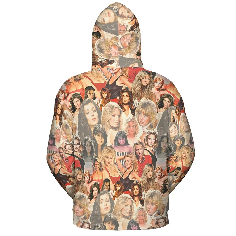 All-over Print Hoodie - XG34UHJ8 -  - 4