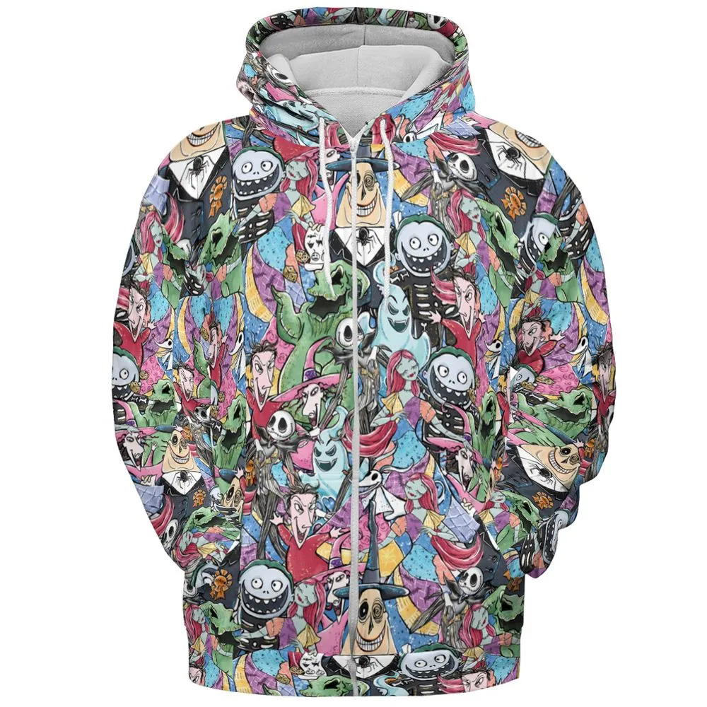 All-over Print Hoodie - 6YV2Z6NP -  - 3