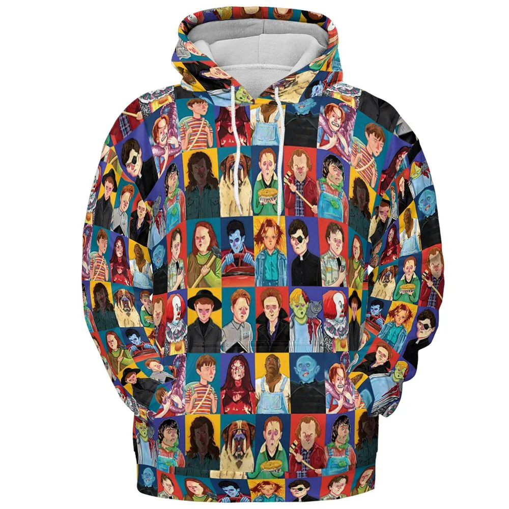 All-over Print Hoodie - EMNQZCVE -  - 2