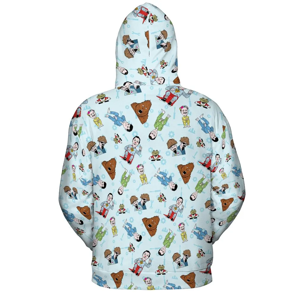 All-over Print Hoodie - JVZLBDTG -  - 4