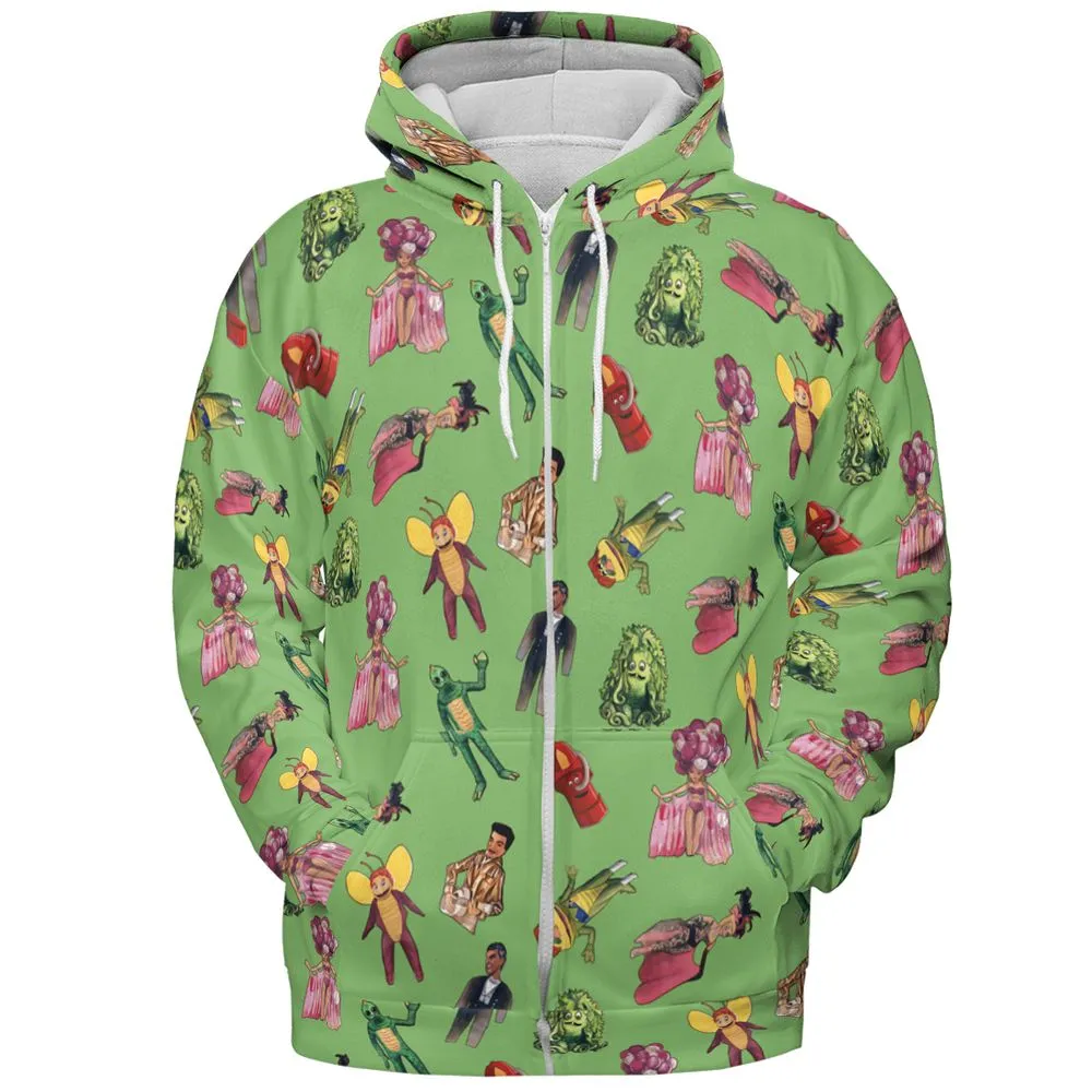 All-over Print Hoodie - WHGFJBJD -  - 3