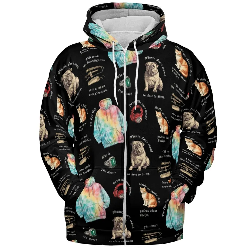 All-over Print Hoodie - QCPXEHSY -  - 3