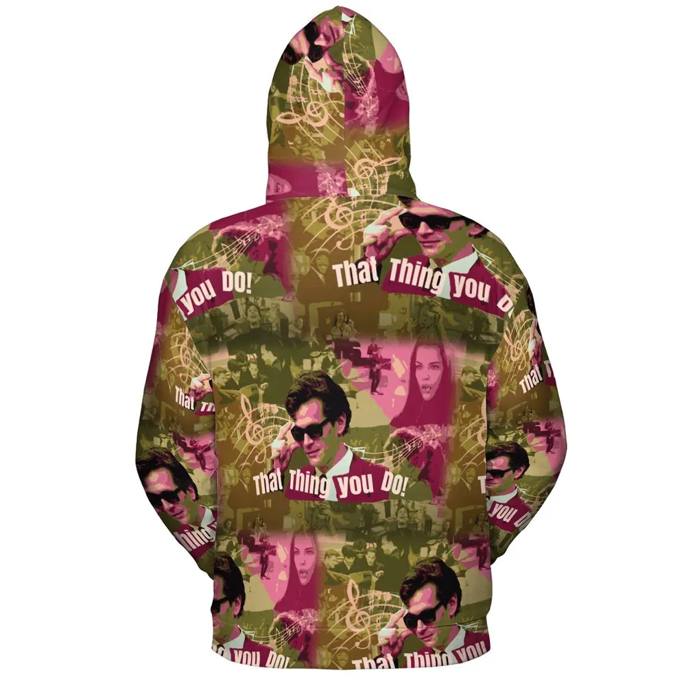 All-over Print Hoodie - W1RTYV1T -  - 4