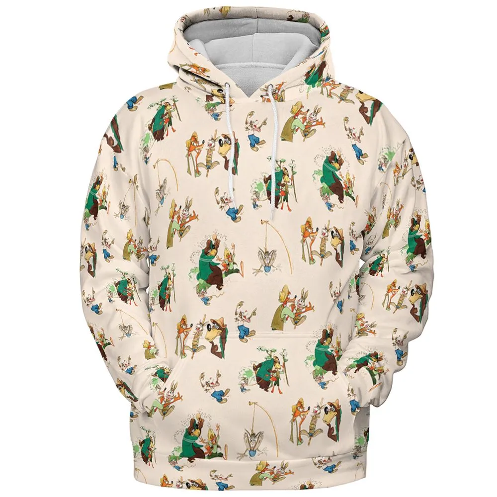 All-over Print Hoodie - 75AFKXTD -  - 2