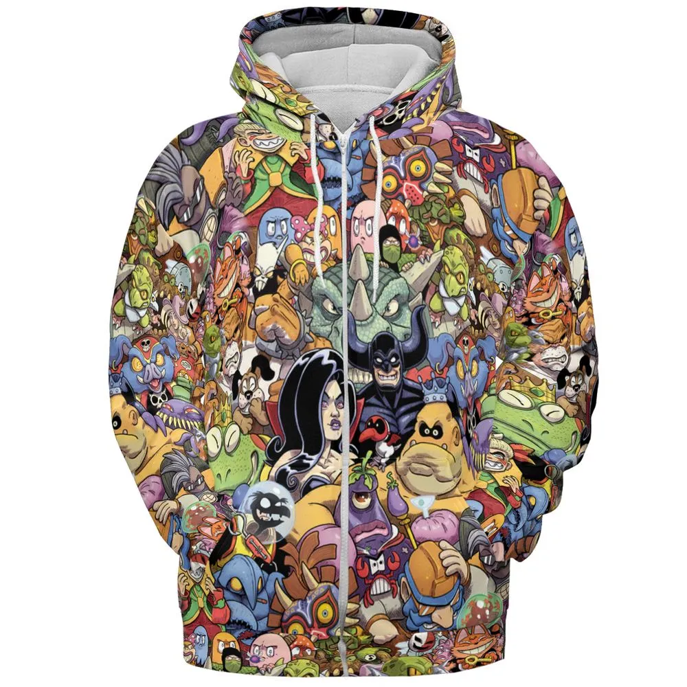 All-over Print Hoodie - XUYYUDDF -  - 3