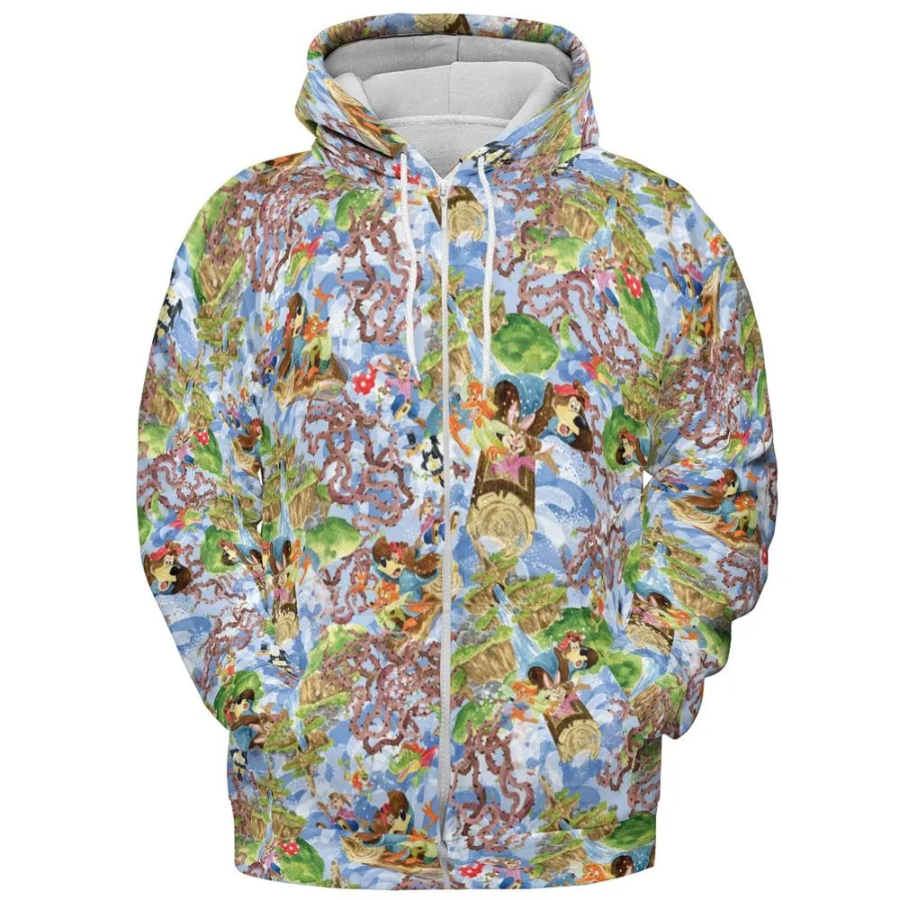 All-over Print Hoodie - Z23HB7YP -  - 3