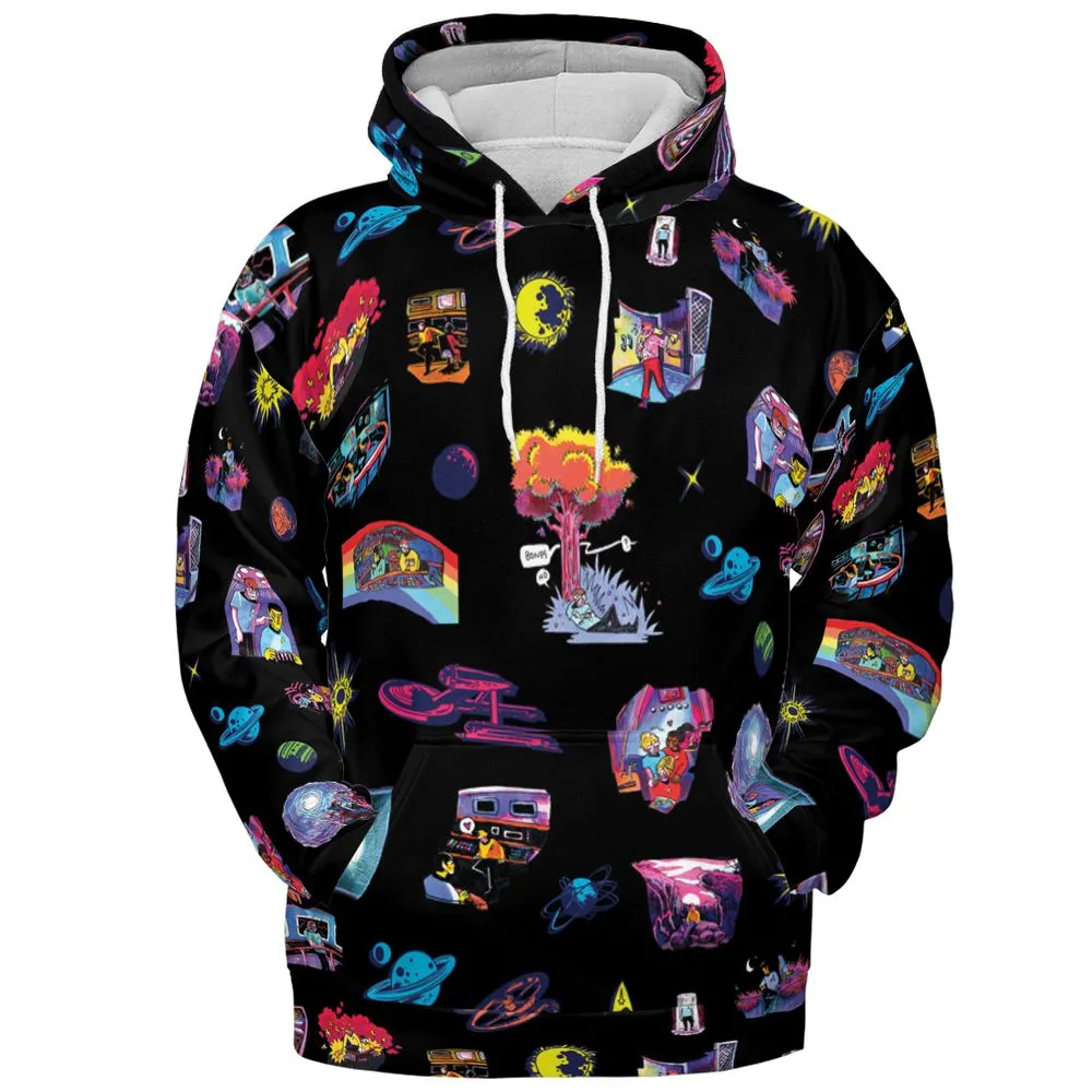 All-over Print Hoodie - S7872L11 -  - 2