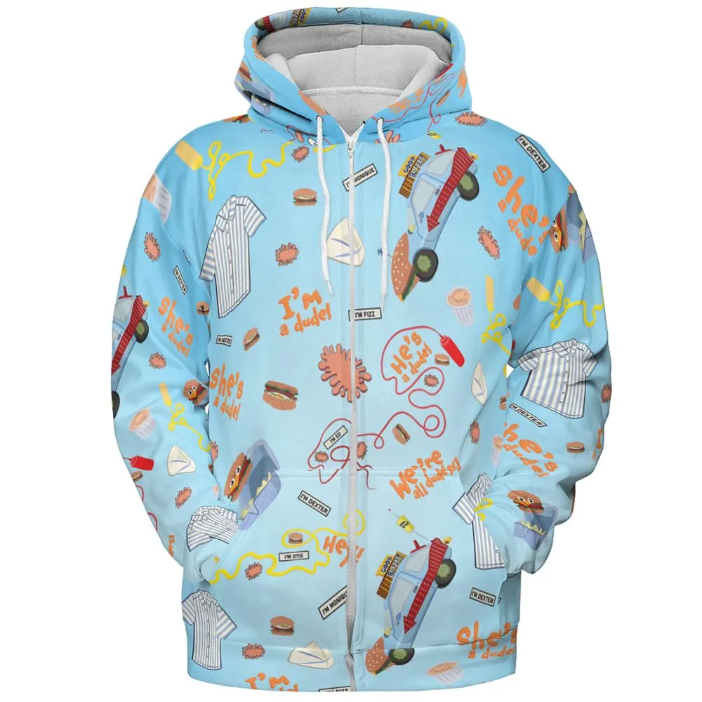 All-over Print Hoodie - 56TEGQ69 -  - 3