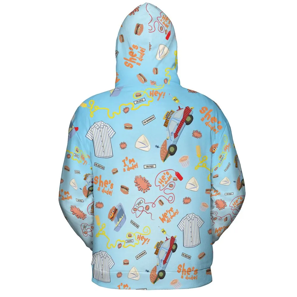 All-over Print Hoodie - 56TEGQ69 -  - 4