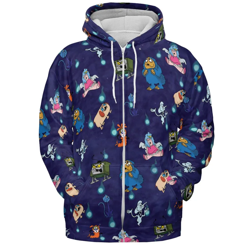 All-over Print Hoodie - S75D48BP -  - 3