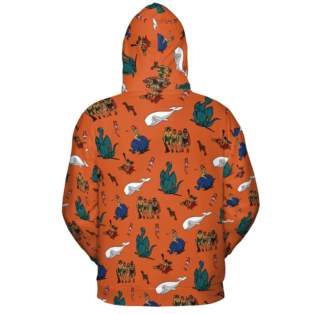 All-over Print Hoodie - HXF7X4RA -  - 4