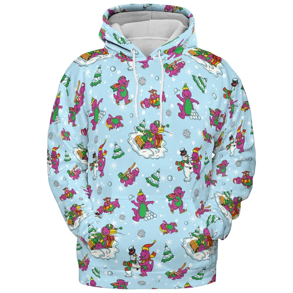Barney and friend All-over Print Hoodie -  - 2