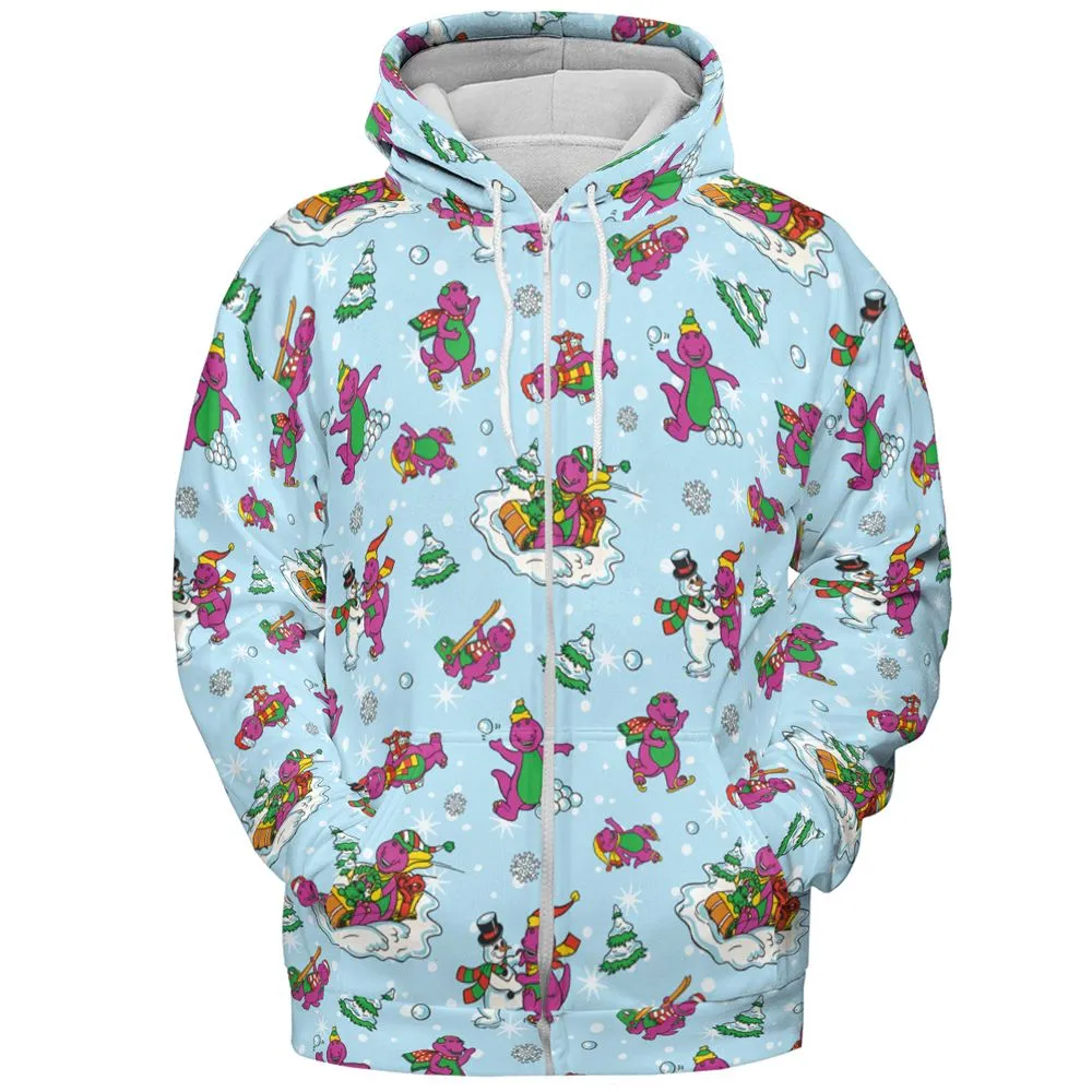 Barney and friend All-over Print Hoodie -  - 3
