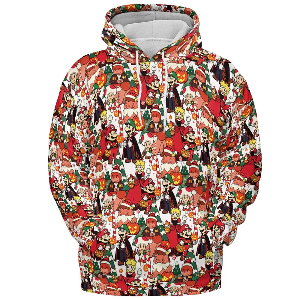 All-over Print Hoodie - ENMEPTHG -  - 2