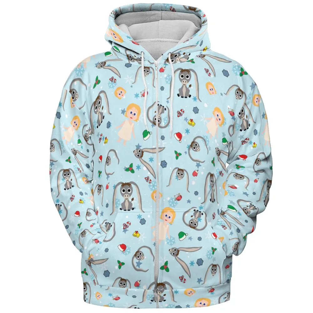 All-over Print Hoodie - 54DXU2TM -  - 3