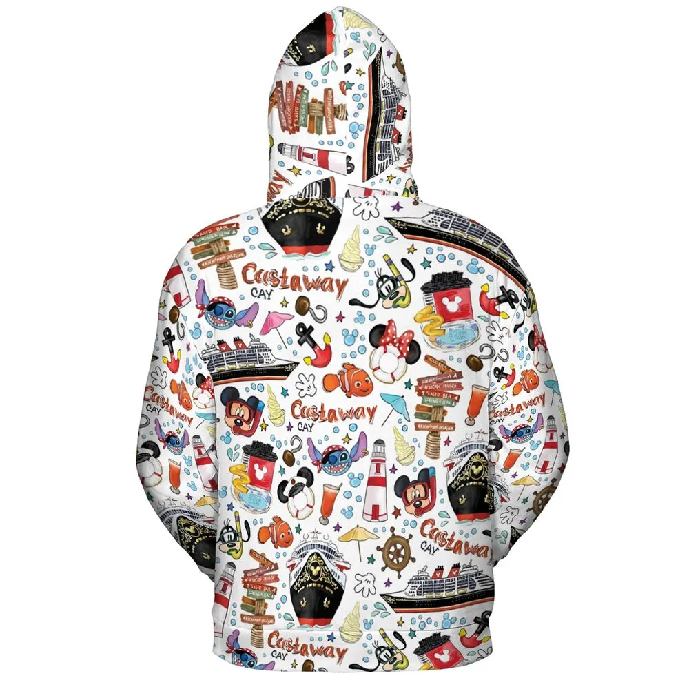 All-over Print Hoodie - VV39MN3A -  - 4