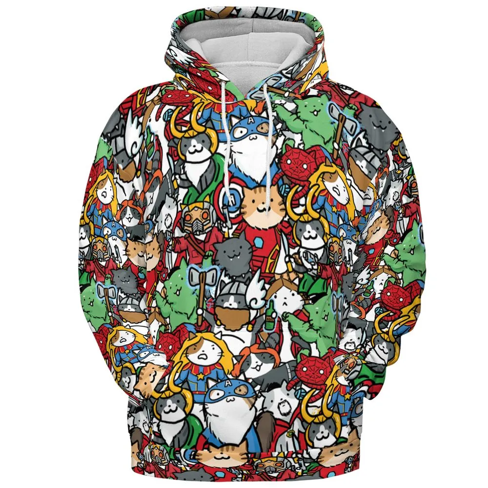 All-over Print Hoodie - FKQJB1JX -  - 2
