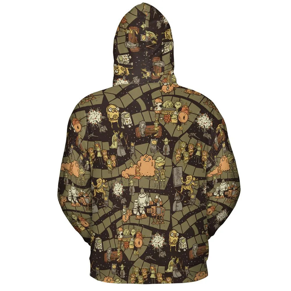 All-over Print Hoodie - 8EW124GB -  - 4