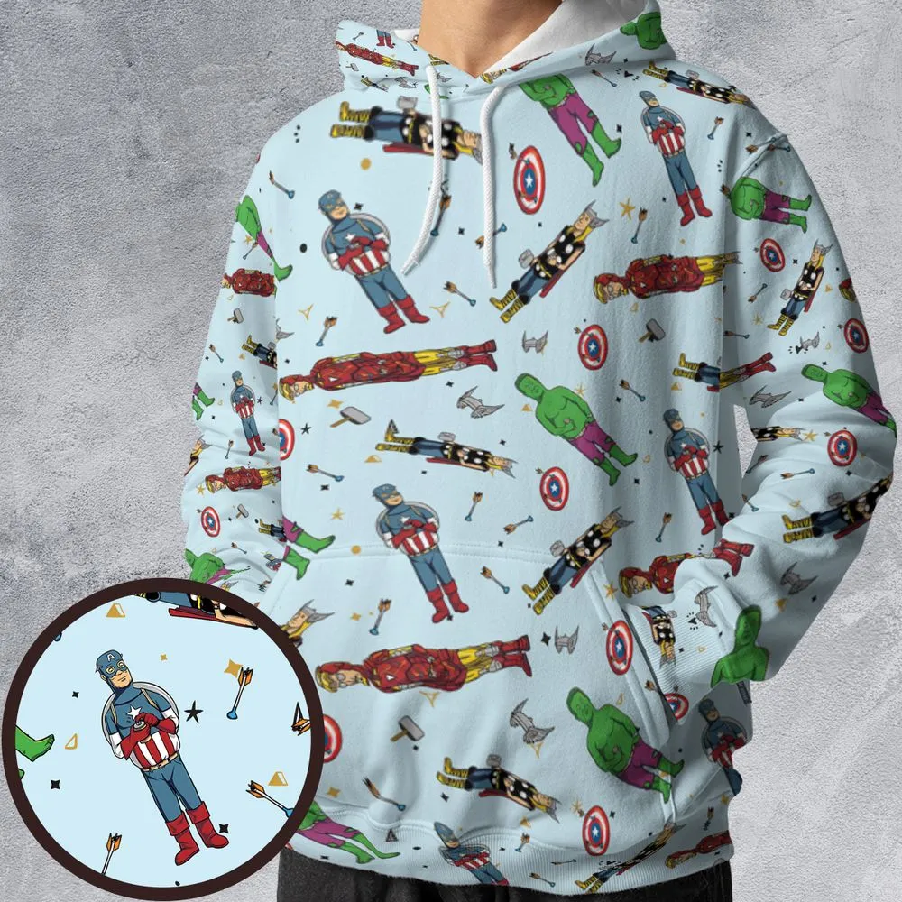 All-over Print Hoodie - CQEU14H8 -  - 1