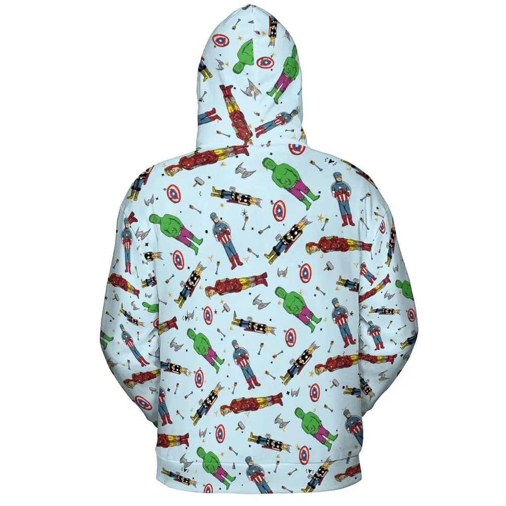 All-over Print Hoodie - CQEU14H8 -  - 4