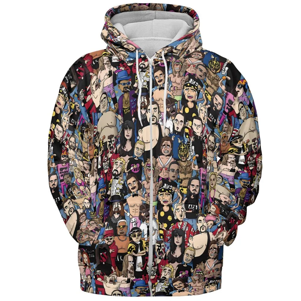 All-over Print Hoodie - 417N8ZP4 -  - 3