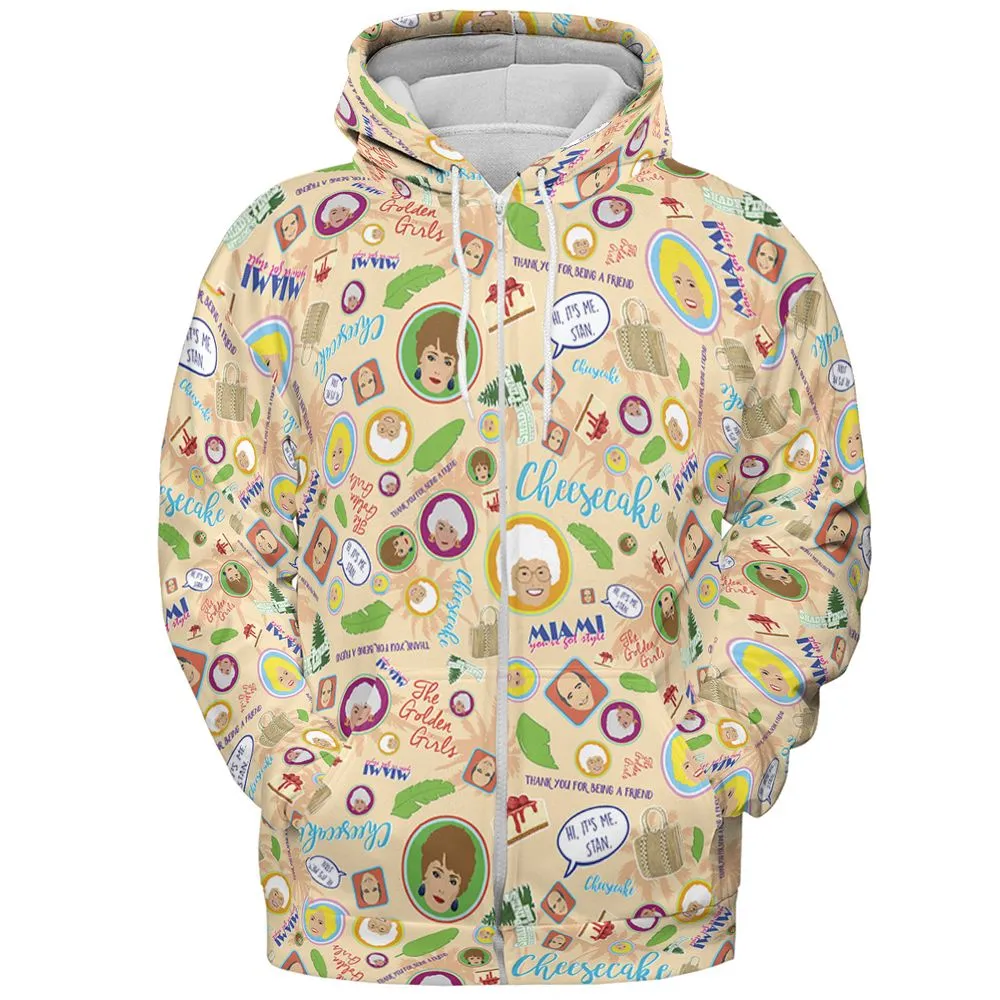 All-over Print Hoodie - 9KCWGQMN -  - 3