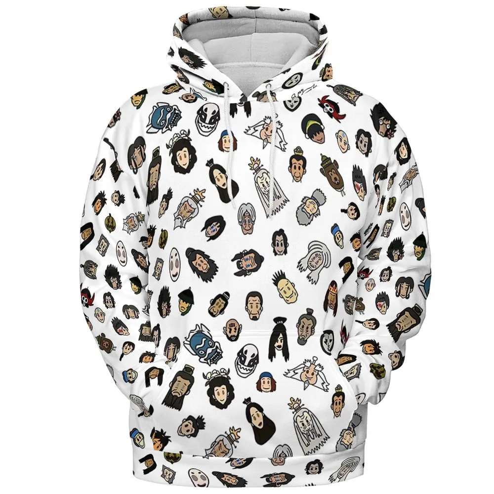 All-over Print Hoodie - V2ZKZ329 -  - 2