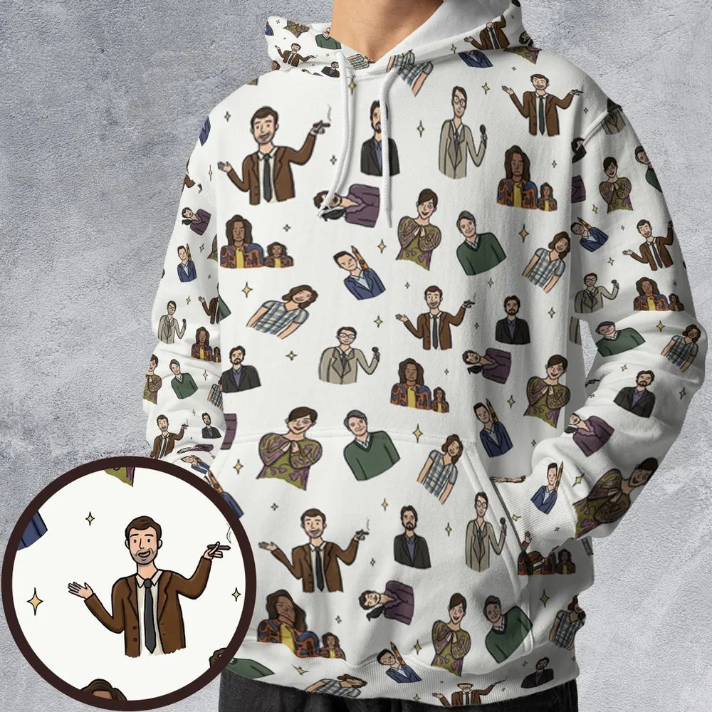 All-over Print Hoodie - 4GE8GY7A -  - 1