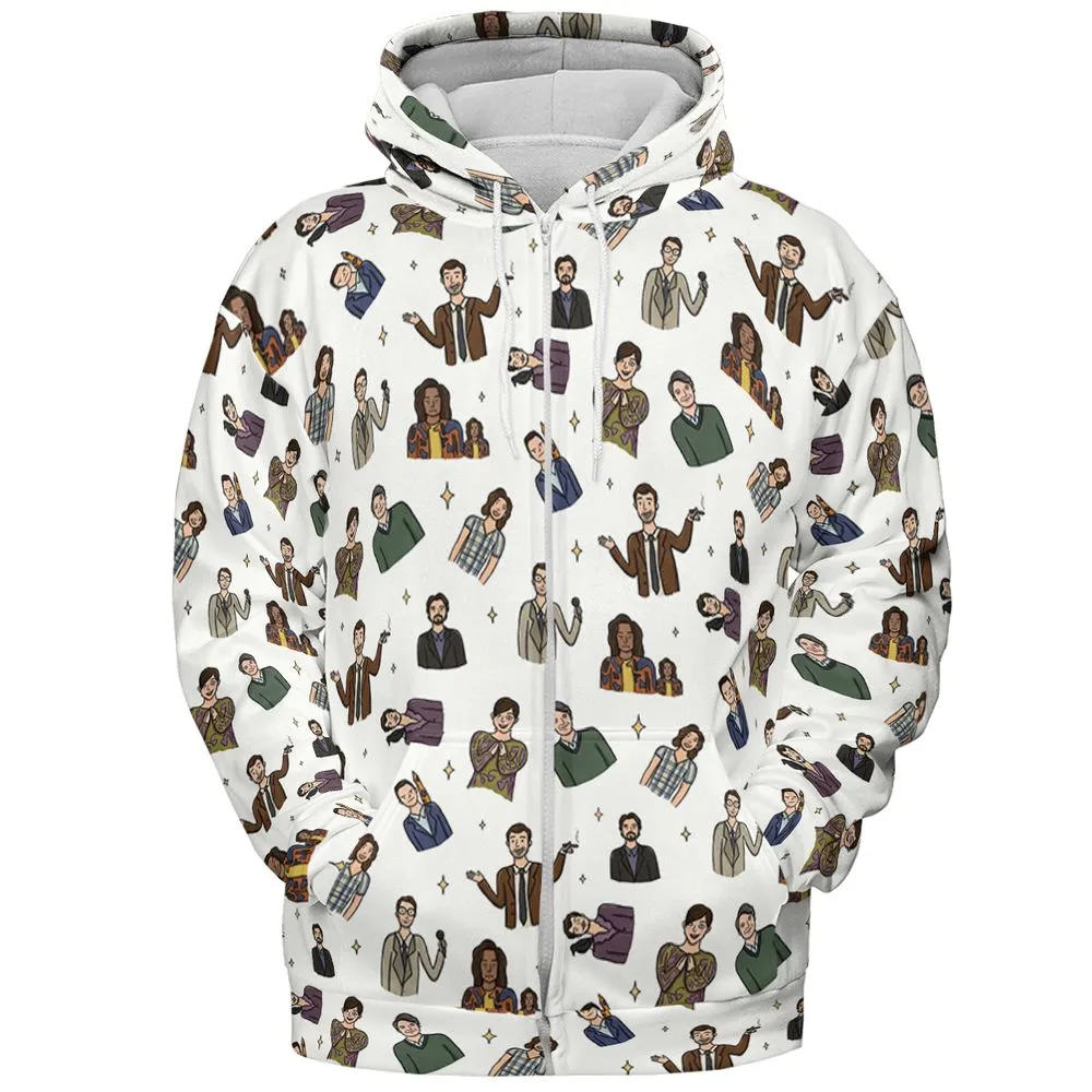All-over Print Hoodie - 4GE8GY7A -  - 3