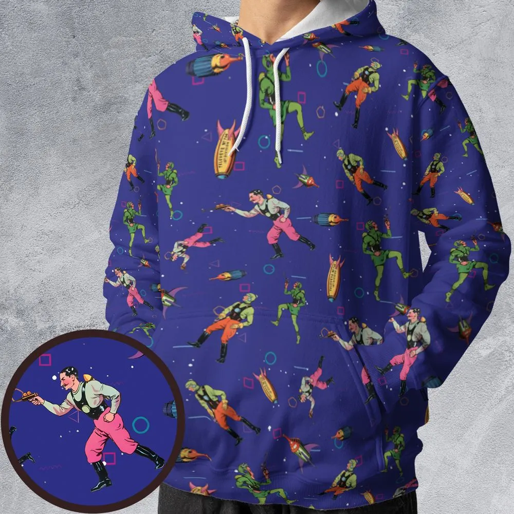 All-over Print Hoodie - KF6879XR -  - 1