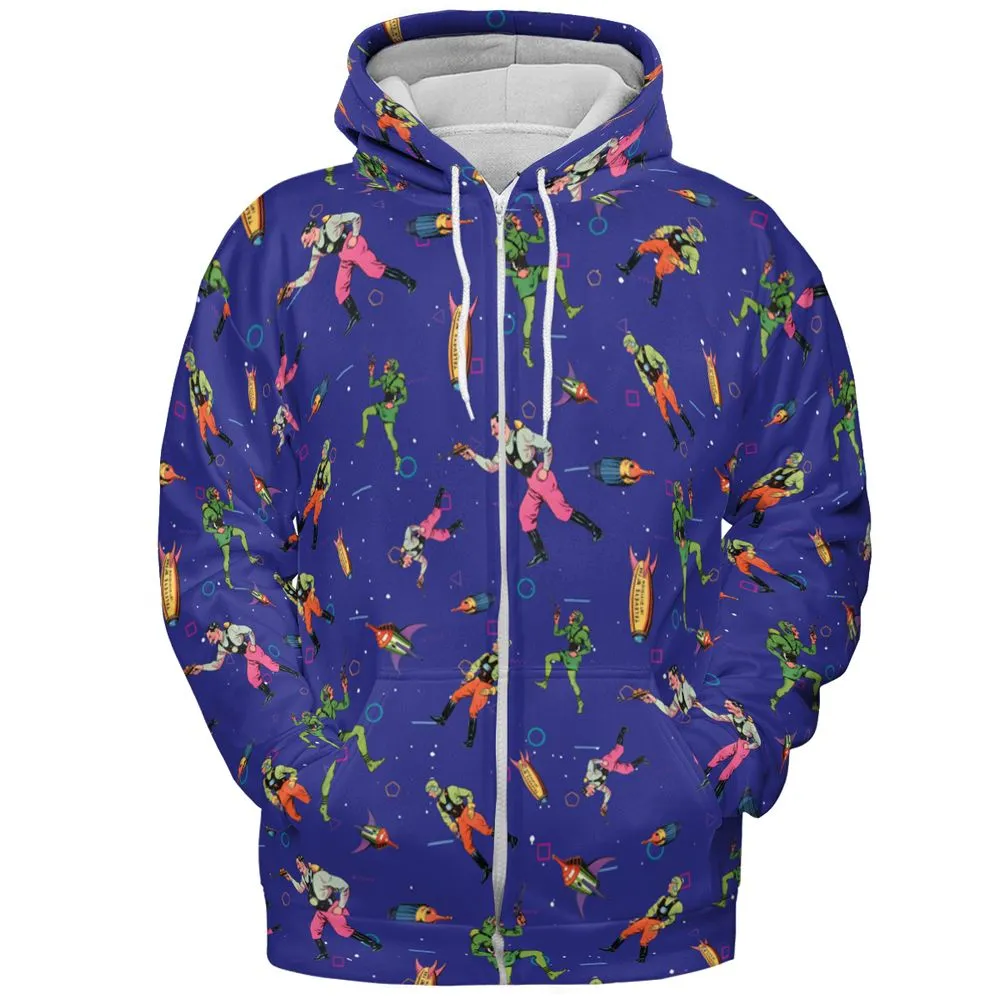 All-over Print Hoodie - KF6879XR -  - 3