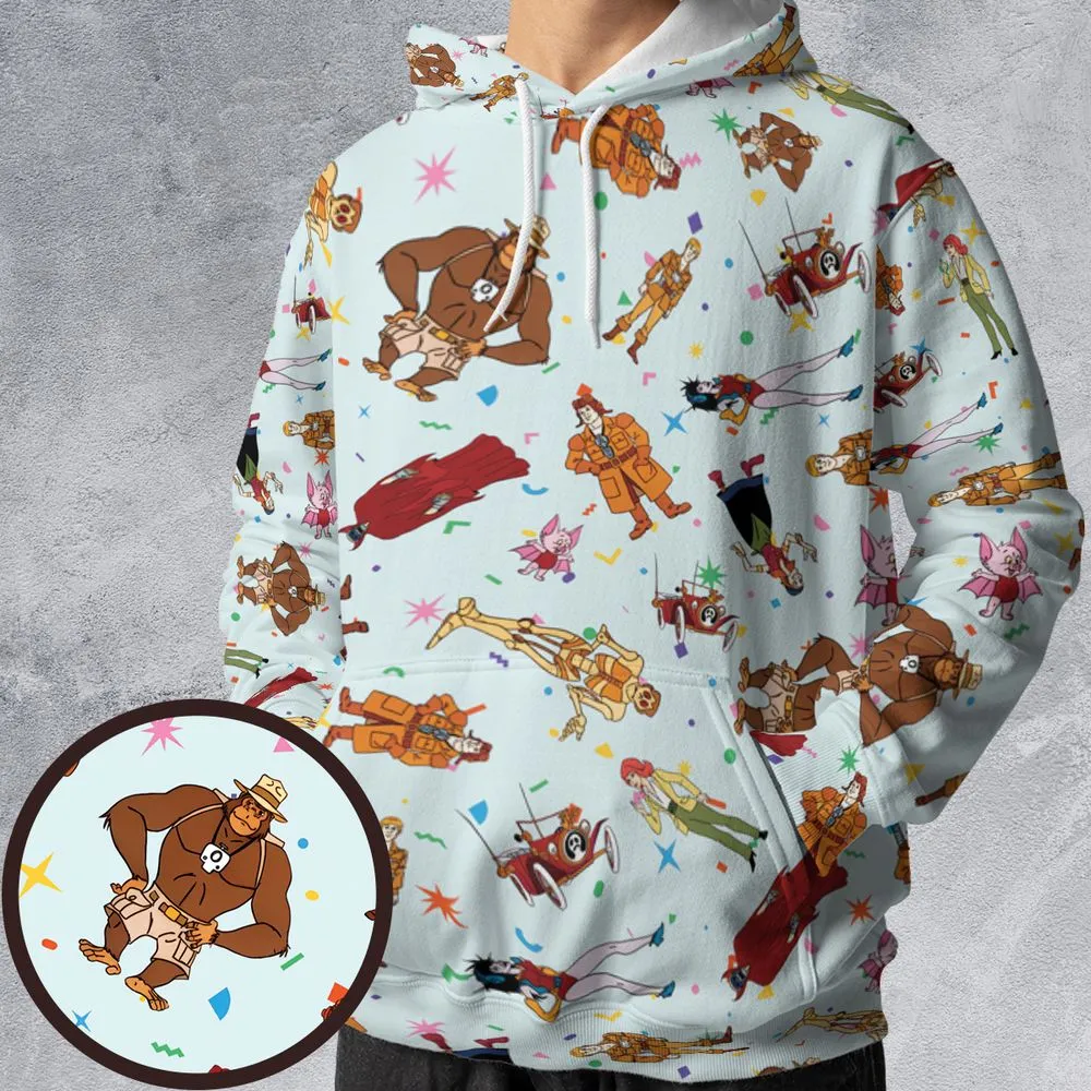 All-over Print Hoodie - 59FCWDNT -  - 1