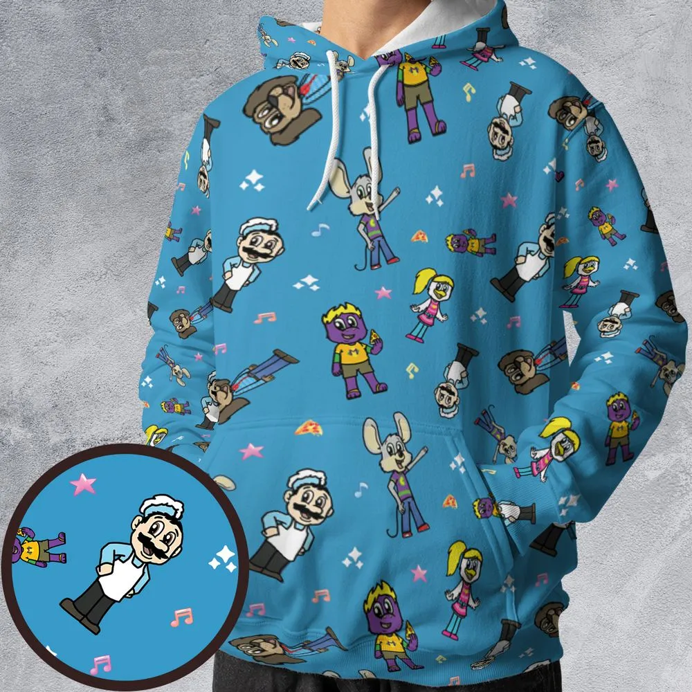 All-over Print Hoodie - CFA37TY3 -  - 1