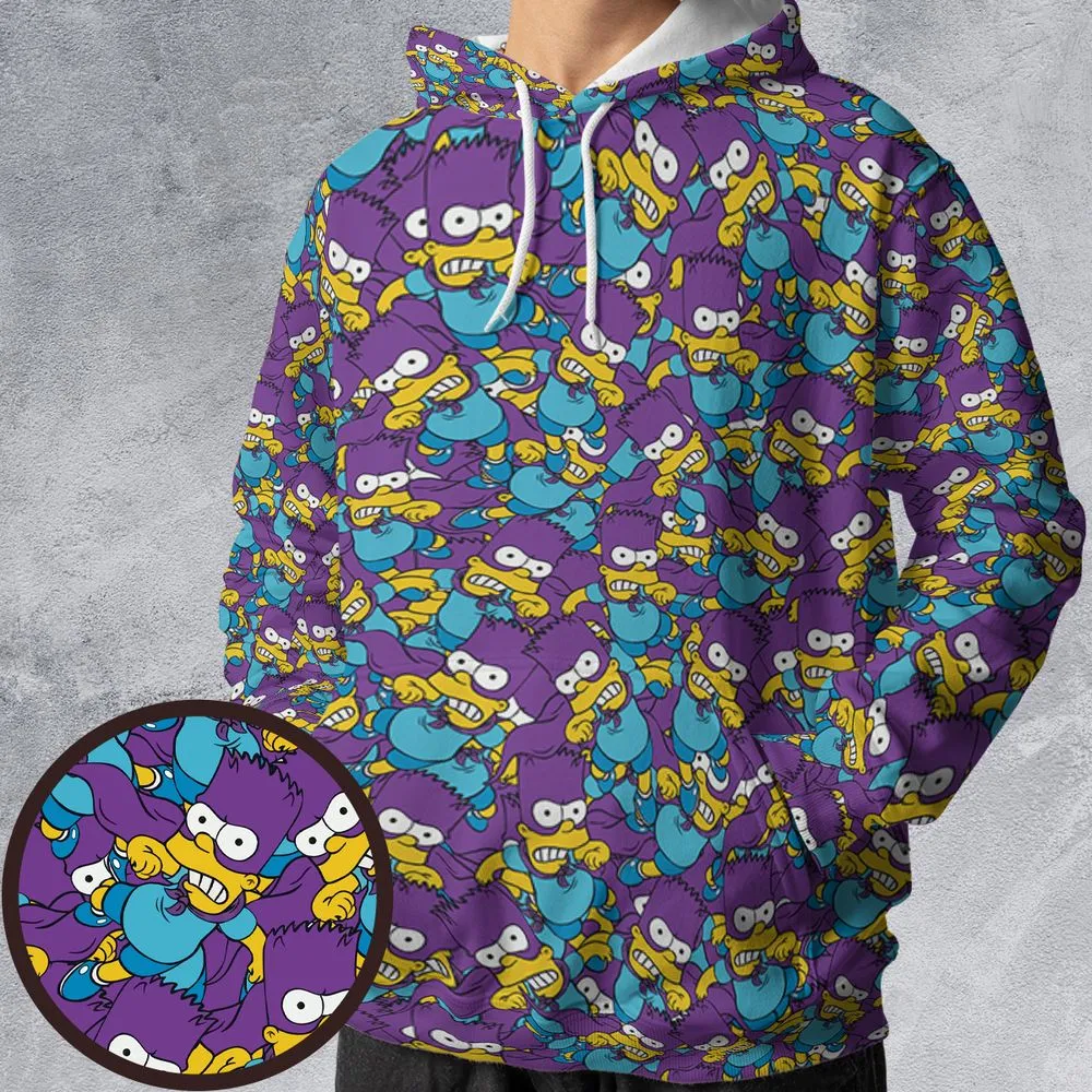 All-over Print Hoodie - F9DCZC2T -  - 1