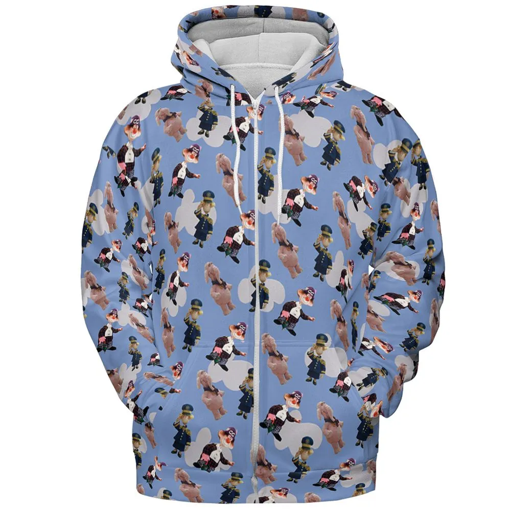 All-over Print Hoodie - WYEX754J -  - 3