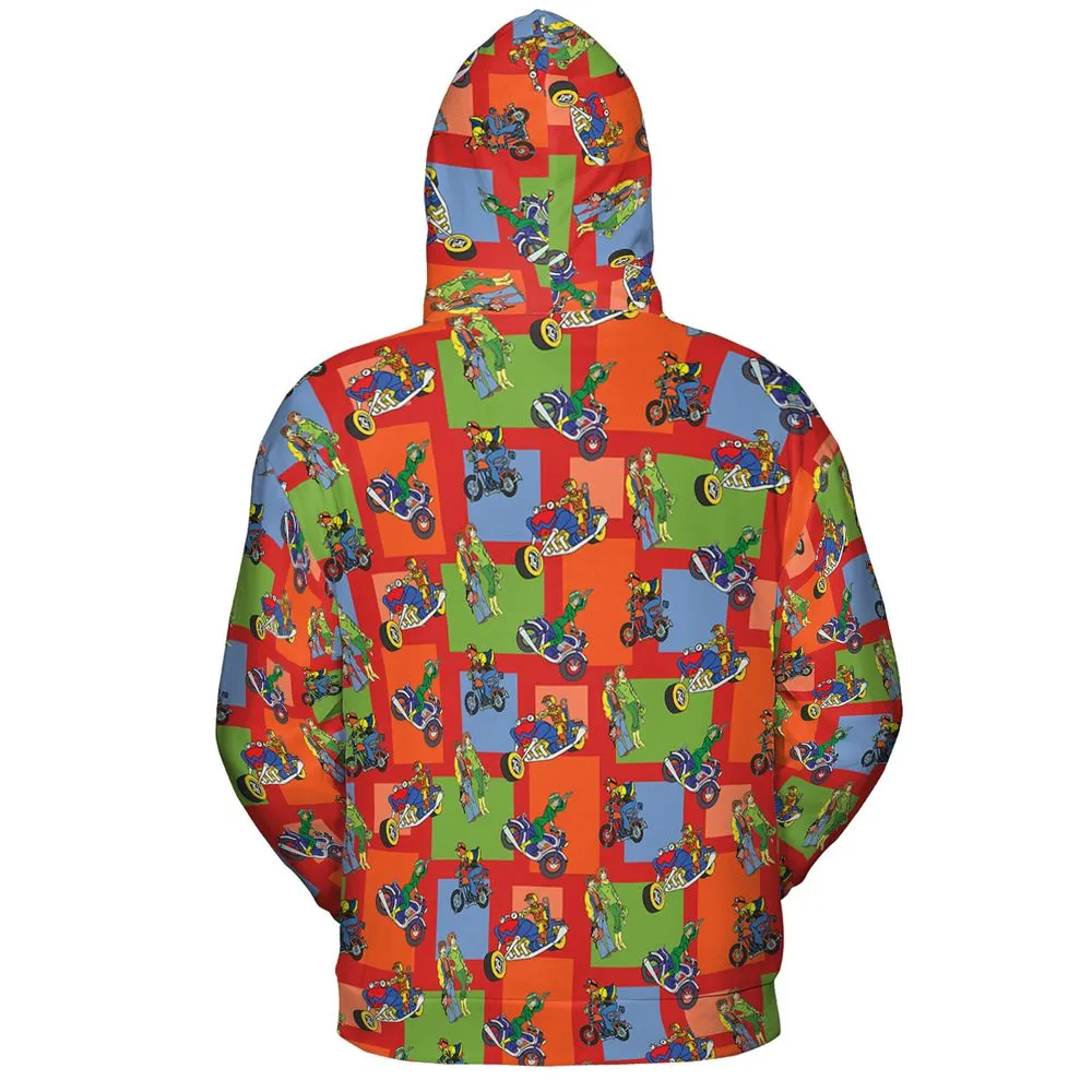 All-over Print Hoodie - D3NLFBK3 -  - 4