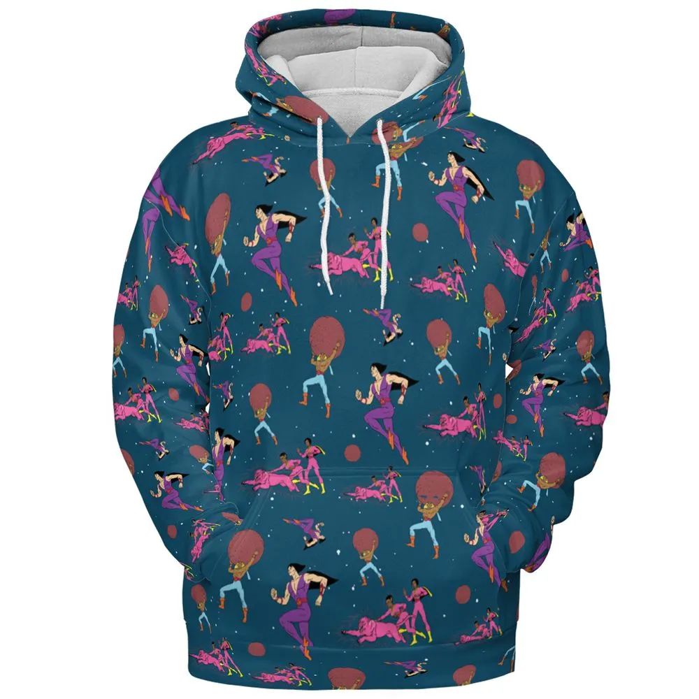 All-over Print Hoodie - 5JENQ5YU -  - 2