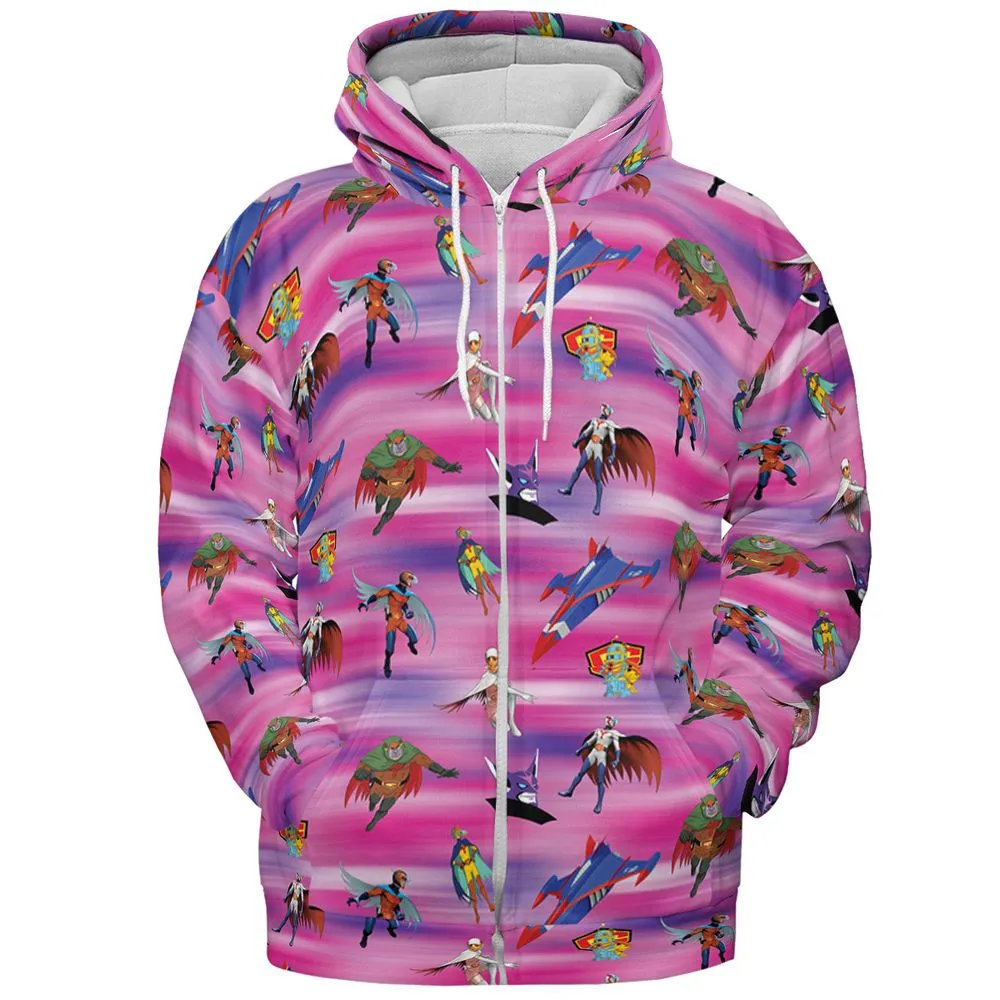 All-over Print Hoodie - 87W8A7R1 -  - 3